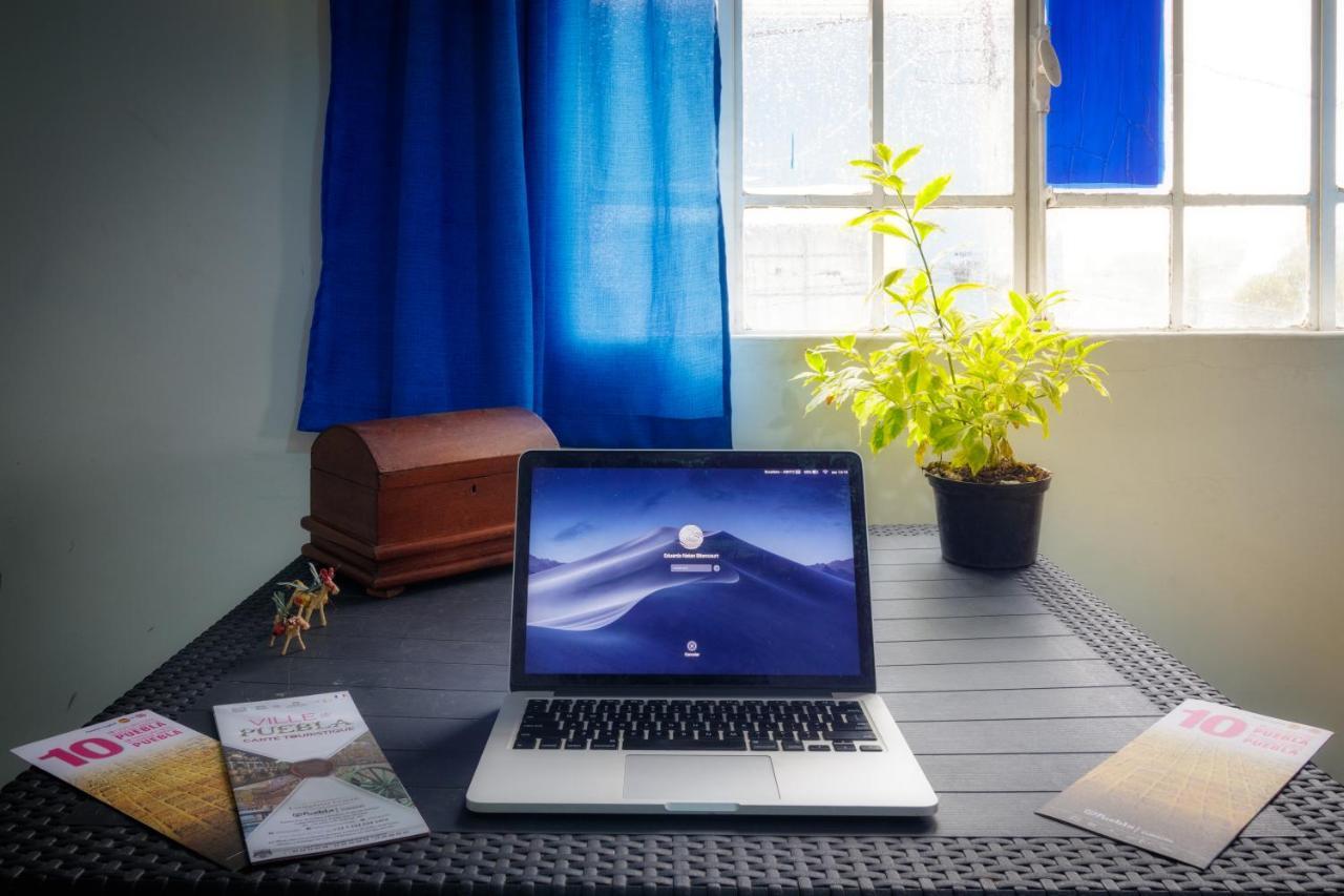 Hostal Azul Puebla Barrio El Alto Екстериор снимка